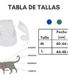 Arnés tipo chaleco + correa para gatos